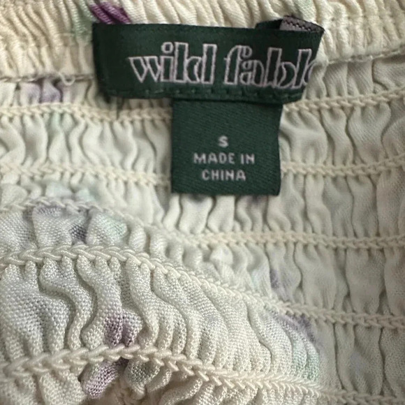 Wild Fable Women's Cream Crop-top - sz S - Picture 3 of 4